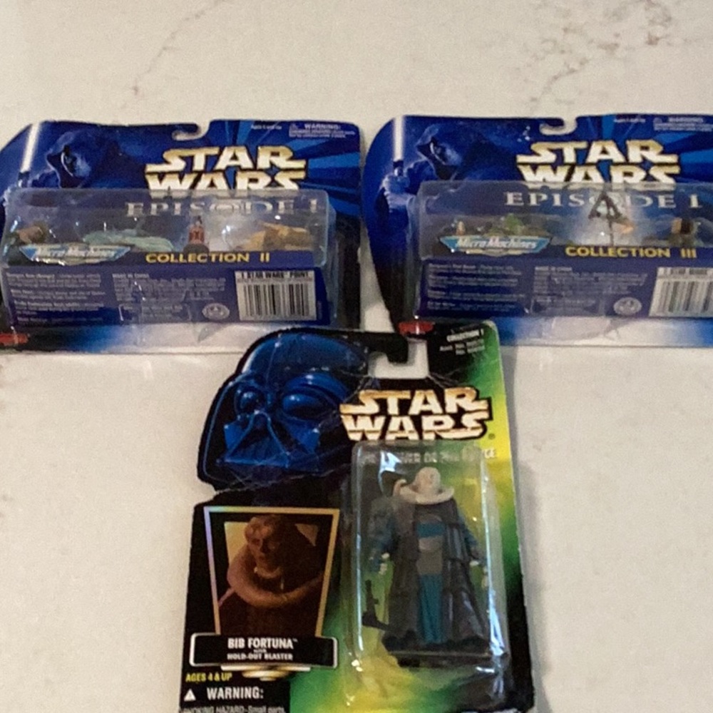 Star Wars Action Figures  -Micro Machines and Bib Fortuna